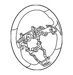 GRN13298XC02 - : Steering Wheel for Mazda: CX-9 Image