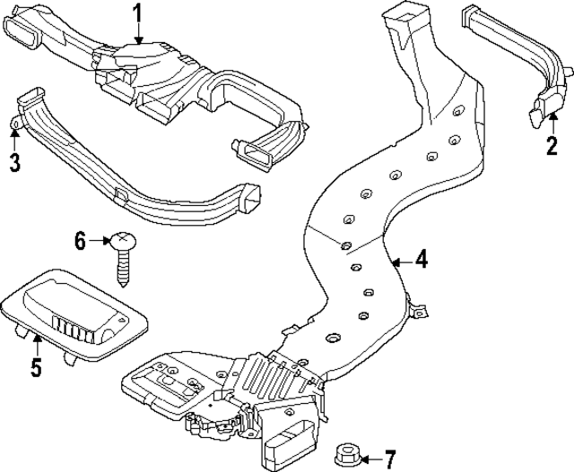 97470PI000 - : Air Distributor for Hyundai Image