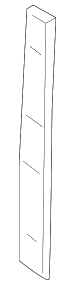 LJ7Z7802344AA - : Cowl Trim for Lincoln: Corsair Image