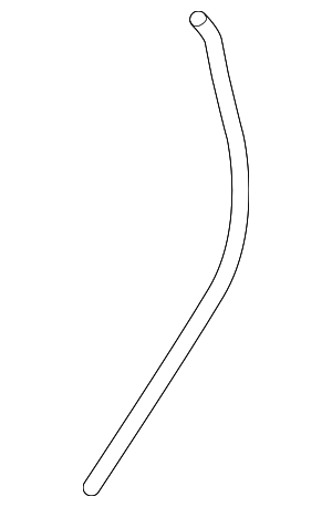 99110629700 - Cooling System: Engine Coolant Overflow Hose for Porsche Image