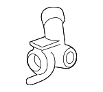 99110624500 - : Radiator Coolant Hose Adapter for Porsche: 911 Image