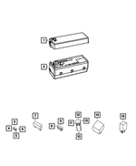 68172194AA - Electrical: Power Distribution Center Cover for Mopar Image