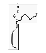 3C0820741AT - HVAC: AC Hose for Volkswagen: CC, Passat Image