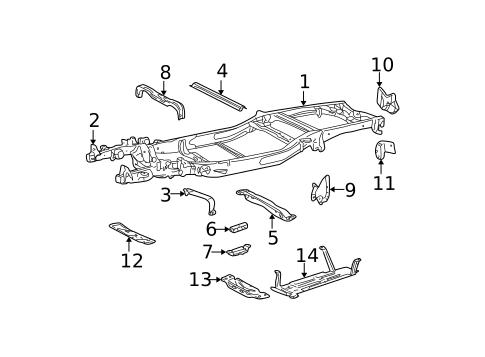 Frame & Components for 2003 Ford F-150 #2