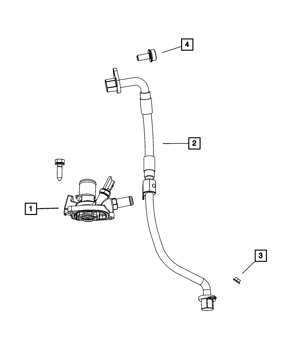 Thermostat - Mopar (68211424AA)