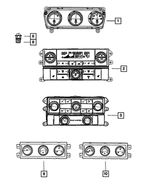 55111808AK - Air Conditioners and Heaters: A/c And Heater Control for Mopar Image image