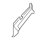 51319478475 - Body: Molding for BMW: 840i, 840i Gran Coupe, 840i xDrive, 840i xDrive Gran Coupe, M8, M8 Gran Coupe, M850i xDrive, M850i xDrive Gran Coupe Image