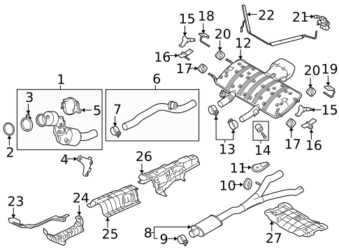 Catalytic Converter for 2019 Jaguar F-Type #0