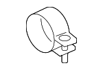 T4A6807 - Exhaust: Front Pipe Clamp for Jaguar Image