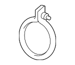 T2H33505 - Exhaust: Catalytic Converter Clamp for Jaguar Image