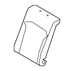 89360F2150XFL - : Seat Back Cover for Hyundai Image