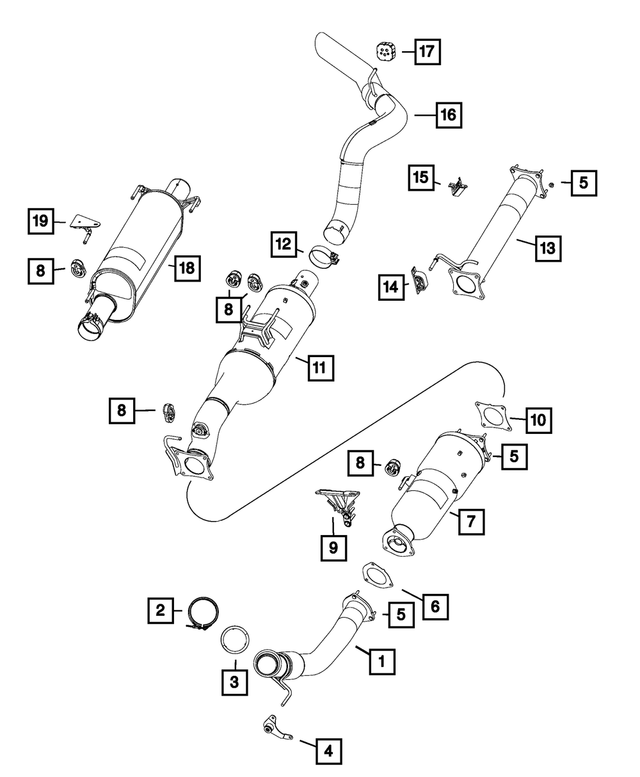 6104710AA - Exhaust: Hex Flange Lock Nut for Mopar Image