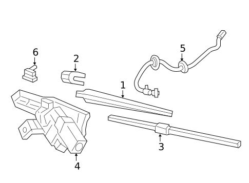 Wiper Components for 2022 Chrysler Pacifica #0