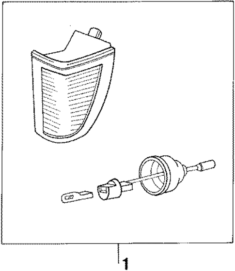 Side Marker Lamps for 1988 Volkswagen Fox #1