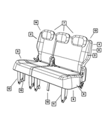 68028297AA - Interior Trim: Seat Cushion Foam for Mopar Image image