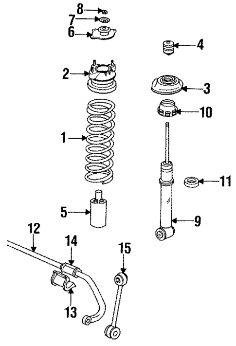 Shocks & Components for 1994 Porsche 928 #0