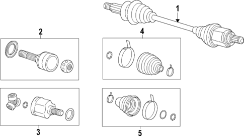 Axle Shafts & Joints for 2020 INFINITI QX50 #0