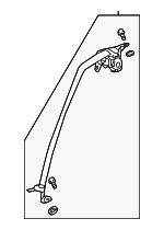 4828T60A10ZA - : Seat Belt Lap And Shoulder Belt for Honda: Civic Image