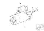 12412354709 - Engine Electrical System: Rp Reman Starter Motor for BMW Image