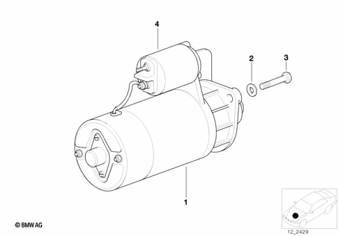 Starter for 1998 BMW 318is #0