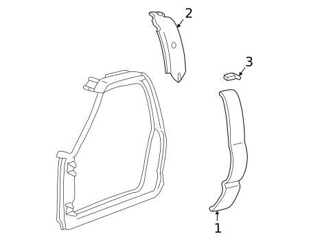Side Panel & Components for 1995 GMC Sonoma #0