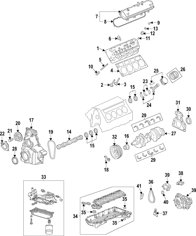 12688943 - Engine: Head Gasket for GM Image
