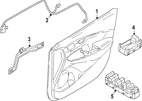 Interior Trim - Front Door for 2025 Kia K4 #0