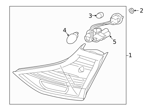Backup Lamps for 2018 Hyundai Ioniq #0