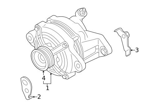 Alternator for 1998 Subaru Forester #1