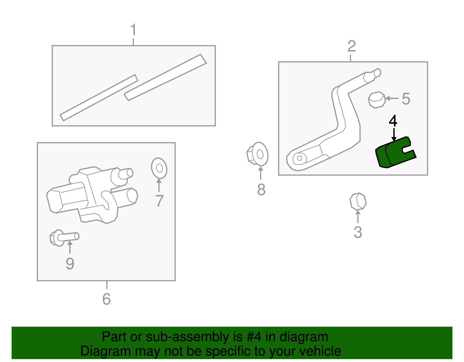 2013-2017 GMC Cap-Wsw Arm Nut 23104925 | GM Parts Center