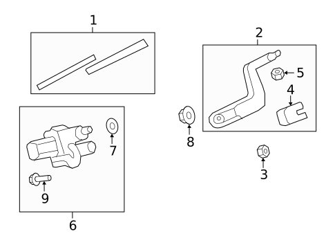 Wiper & Washer Components for 2017 GMC Acadia Limited #1