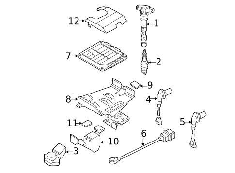 Ignition System for 2006 Volkswagen Rabbit #2