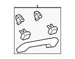 7461012180C0 - Body: Assist Strap for Toyota Image
