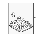 8126016170C0 - Body: Map Lamp Assembly for Toyota Image