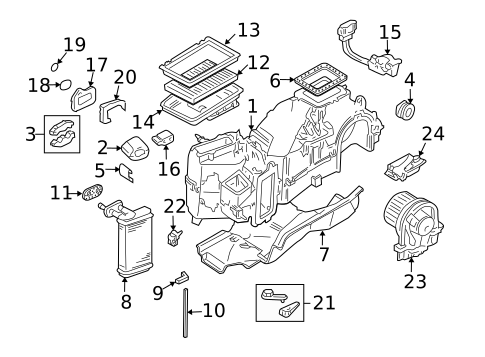 Evaporator & Heater Components for 2009 Volkswagen Beetle #0