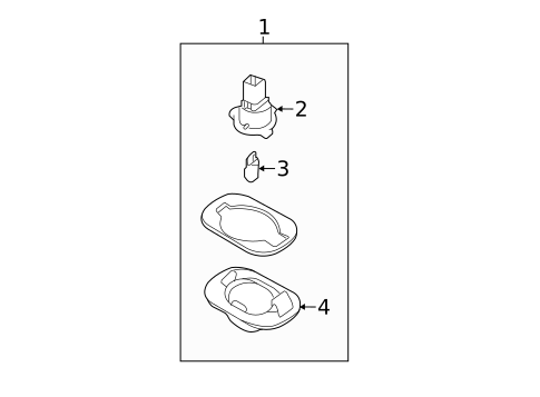 License Lamps for 2014 Hyundai Accent #0