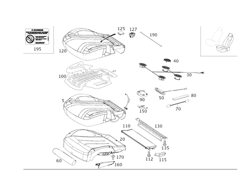 Left Seat for 2020 Mercedes-Benz Maybach S560 #0