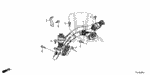 1F0615K0000 - Engine: STAY, TRANSMISSION CASE for Honda Image
