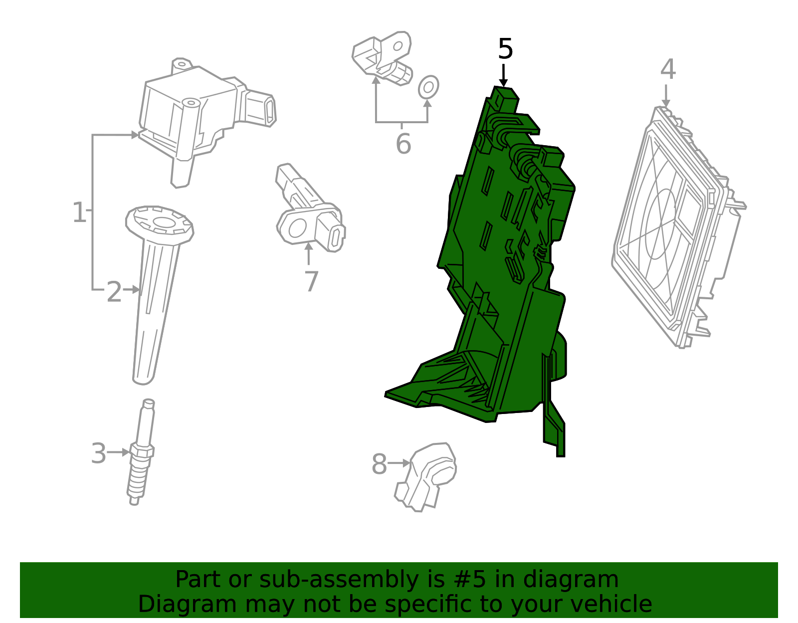 85122981 - High-Quality Engine Control Module Bracket for 2019-2026 GM ...