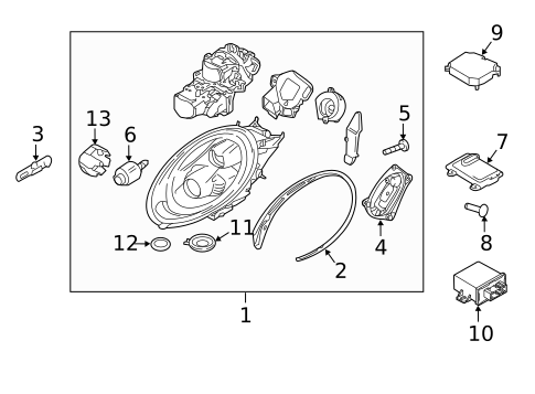 Headlamp Components for 2022 Porsche 718 Spyder #4
