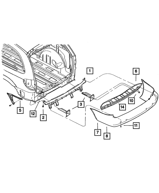5020269AD - Frames and Bumpers: Bumper Bracket Sleeve for Mopar Image