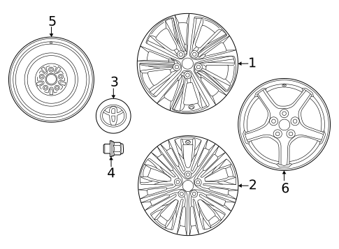 Wheels for 2023 Toyota Venza #0