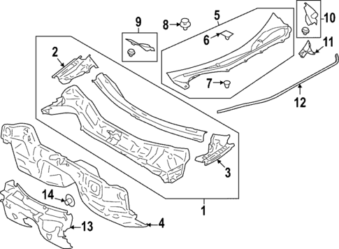 Cowl for 2022 Subaru BRZ #0