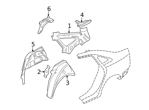 Inner Structure for 2006 Audi A6 Quattro #0