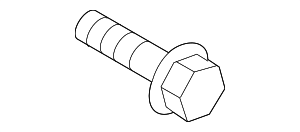 1140306121 - Body: Seat Belt Lap And Shoulder Belt Bolt for Kia: Carnival, EV9, Optima, Rio, Sedona, Seltos, Sorento, Soul, Soul EV, Sportage, Telluride Image