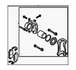 58130T1100 - : Caliper Assembly for Hyundai Image