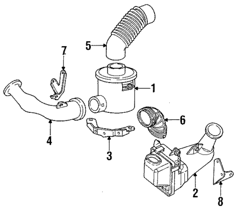 Air Intake for 1988 Buick Skylark #0