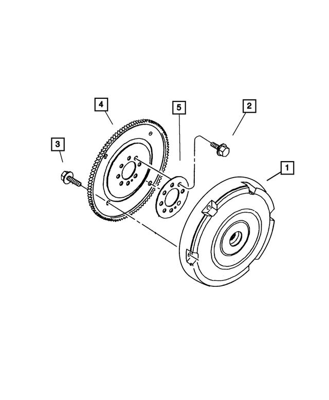 4471933 - Clutch: Drive Plate Backing Plate for Mopar Image image