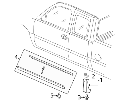 Rocker Panel for 2005 GMC Sierra 2500 HD #0