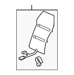 81324STXA21 - Body: Seat Back Heater for Acura Image